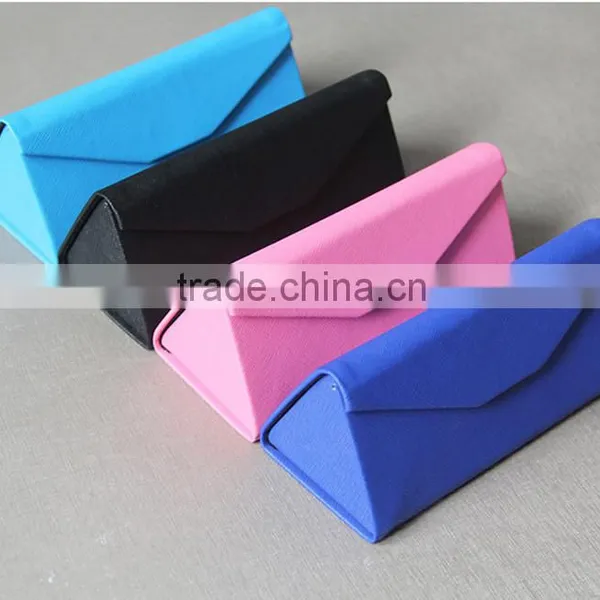 PU Triangle Handmade Optical Case, Eyewear Carring Case Quality Choice photo-2