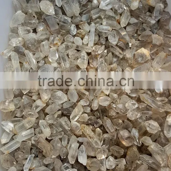 Natural Crystal Small Clear Tibetan Points Double Points Clear Crystal Points photo-3