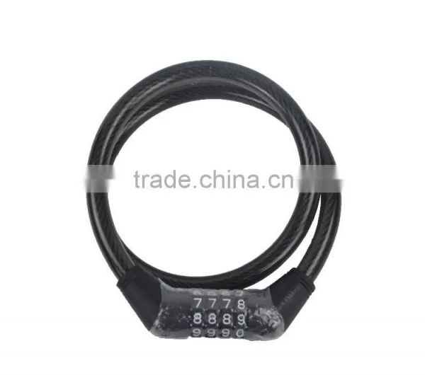 Hot Selling Good Quality Anti-theft Bicycle Cable Lock Spiral Lock photo-2