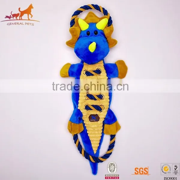 Custom Plush Toy Stuffed Plush Dog Toy Tugs Stuffing Free Toy