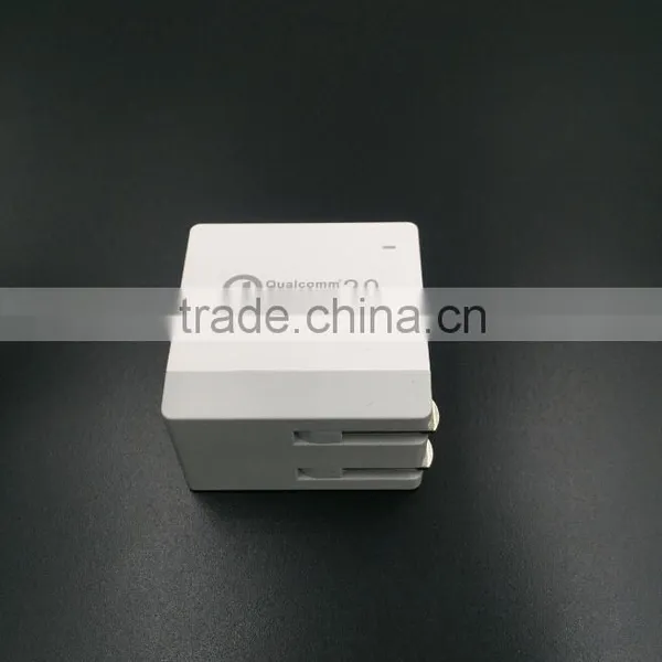 Newest [Qualcomm Certified] Quick Charge 2.0/3.0 Premium 18W USB Wall Travel Charger for Smartphone