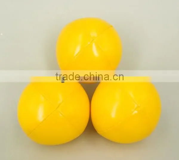 4 Panels PU Leather Juggling Balls photo-4