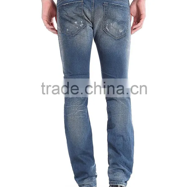 Basic Black Denim Jeans Mens Very Skinny Spandex photo-4