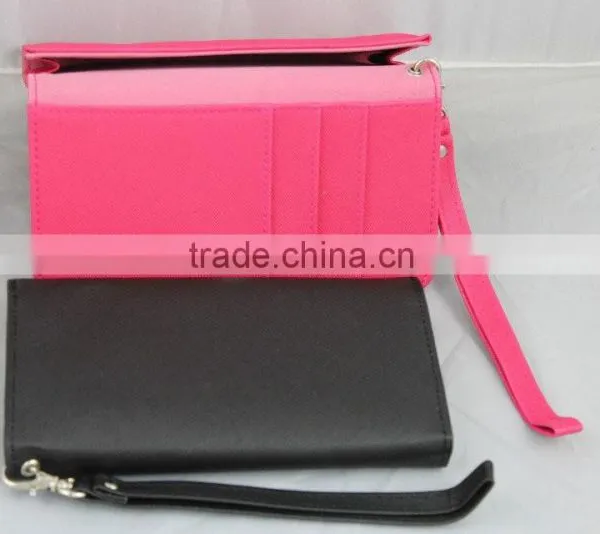 Genuine Leather /PU Simple Women Wallet Passport Holder Purse With Card Slots photo-2