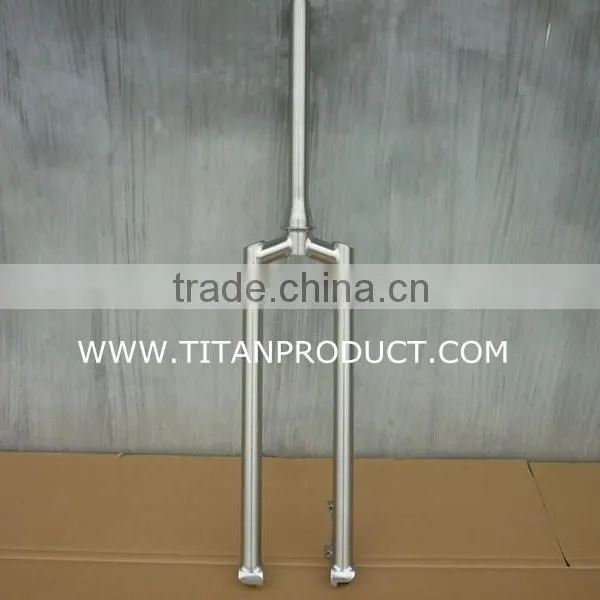 29" Wheels Ti Bike Fork, mtb tapered front fork, tapered fork with PM disc brake