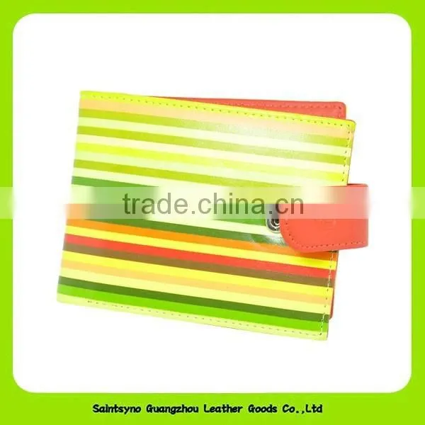 14334 Colorful Cheap Price pu Leather Lady Wallet With Coin Pouch photo-5