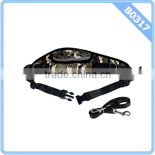 Hands Free Dog Leash With Waist Bag for Toys, Phone, Keys or Wallet