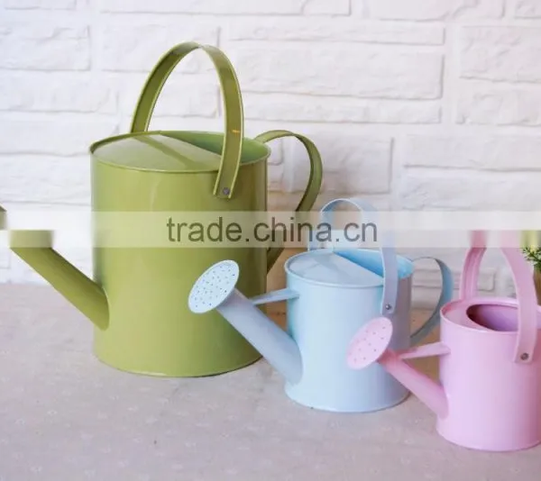 Small Galvanized Metal Watering Can for Kids photo-3