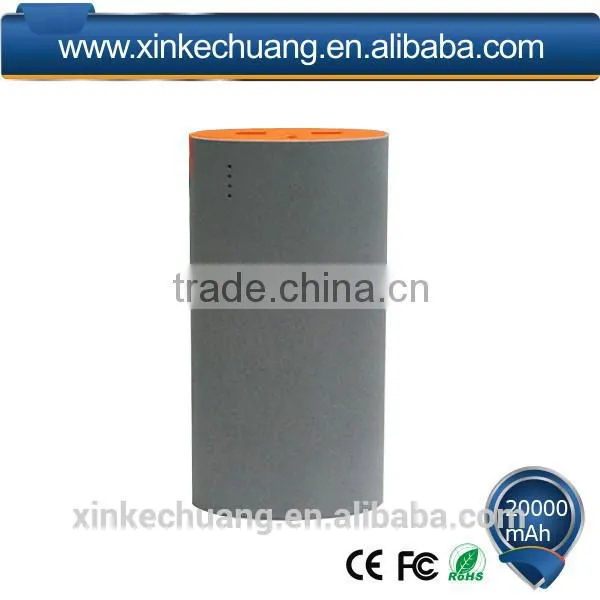 Guoguo Promotion Dual USB Portable 6600mah LED Flashlight Rubber Coating Power Bank for Huawei photo-4