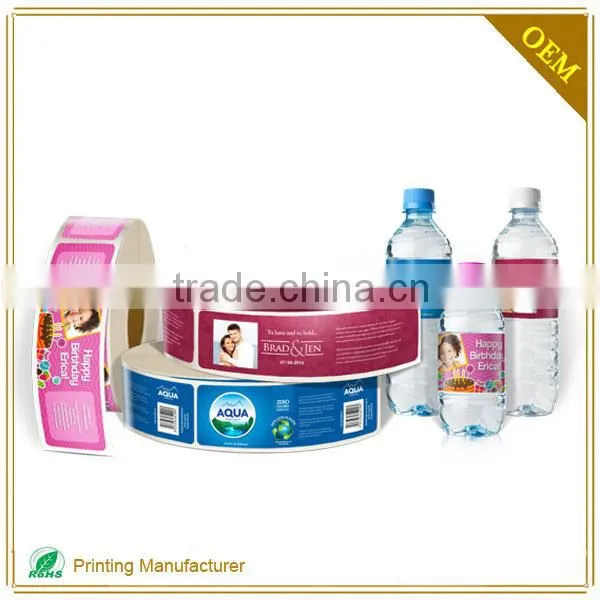 2015 Top Quality Bottle Neck Decal Sticker Label With Logo Printing Factory photo-3