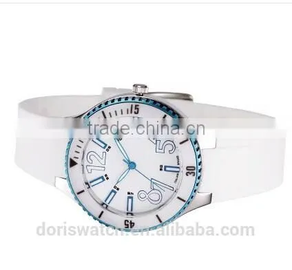 High Quality Top Grade New Design Rhinestone Silicone Ladies Watch Women Watch photo-2