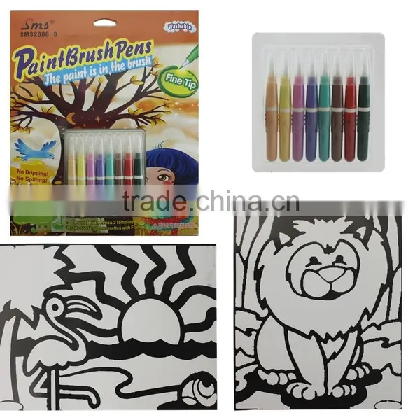 2016 Inmax Kids Fine Tip no Toxic Paint Brush Pen Set photo-2
