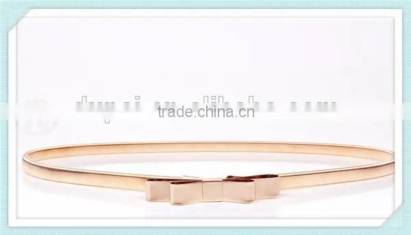 Latest Paris Fashion Week Gold Metal Womens Belt for Lady