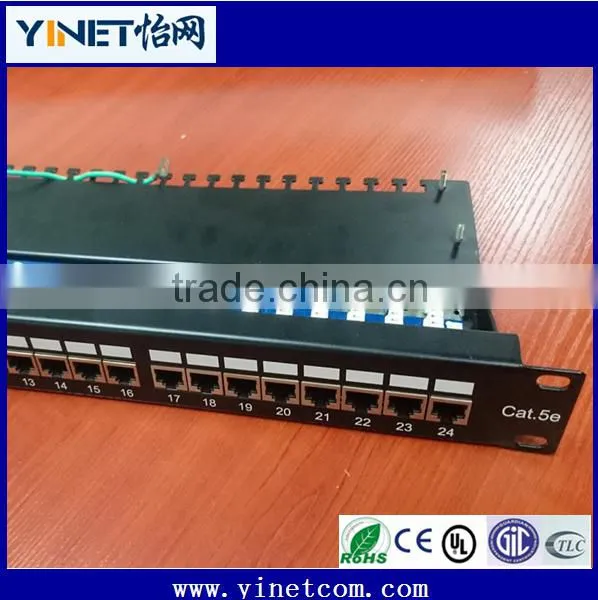 Premium FTP Cat5e 24-Port Patch Panel for Network photo-3