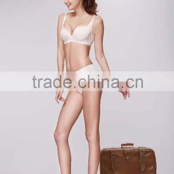 ORA2041+OFA2041 Fresh Elegant Odm Oem Women Ladies Underwear Push up Young Simple Lace Bra & Brief Sexy Bra Set photo-3