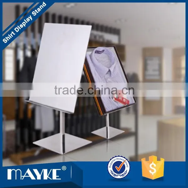 Store and shops supply showcase---Electroplating Stainless steel Shirt display rack,Shirt Display Rack, Apparel display stand