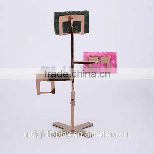 Unique Non-standard Stainless Steel Wallet Handbag Display Rack photo-5