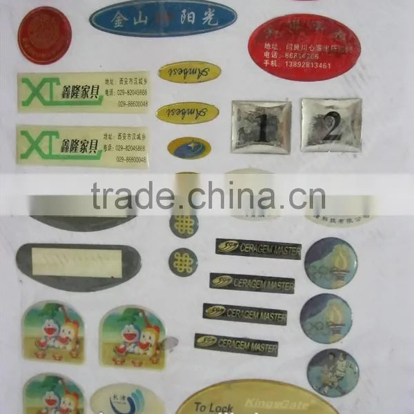 Advertised Crystal Epoxy Sticker photo-6