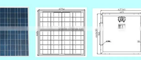 60W Polycrystalline Solar Panels With High Efficiency & Full Certificate photo-2