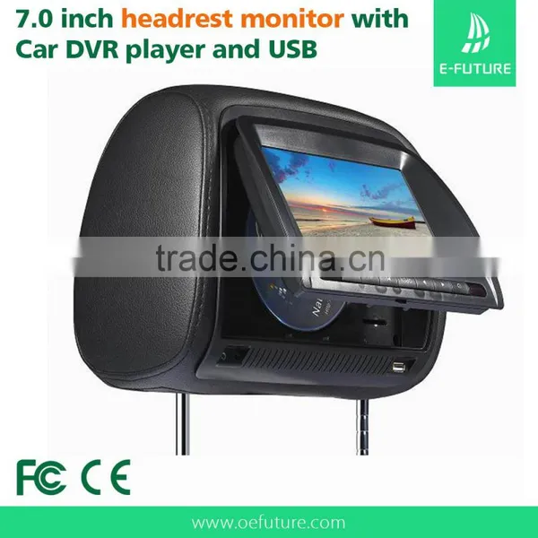 Manufacturers 7inch TFT LCD DVD Headrest Car Monitor Car Headrest photo-4