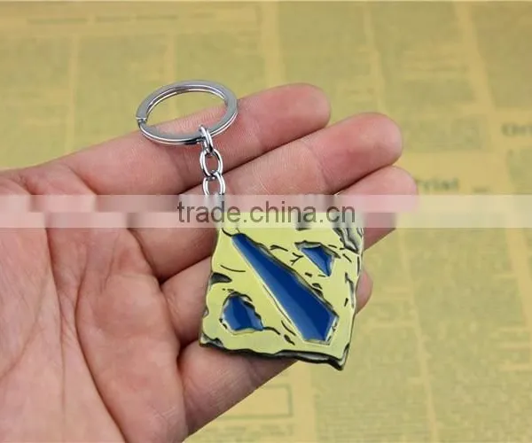 Popular Dota PC Game Keychain Alloy Bright Color Metal Keychain Dota 2 Keychain photo-4