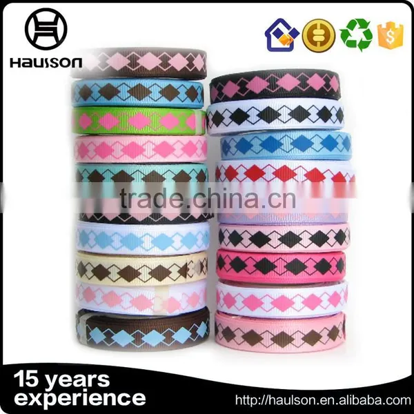 Custom Cheap Double Face Fashion Grossgrain Ribbon photo-6