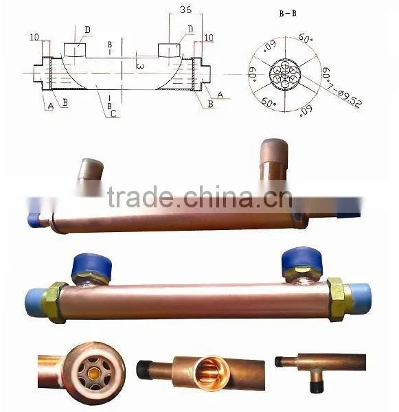 Water to Air Copper Pipe Heat Exchanger photo-2