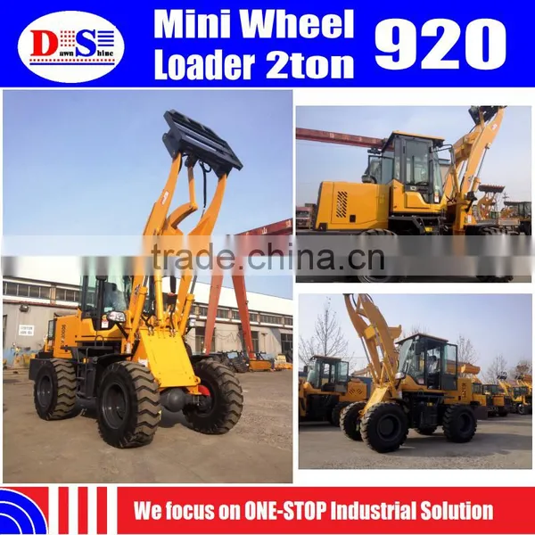Hot Sale ZLY920 China Mini Wheel Loader 2000kg With CE - 1 Cbm Bucket Small Wheel Loader for Sale photo-4