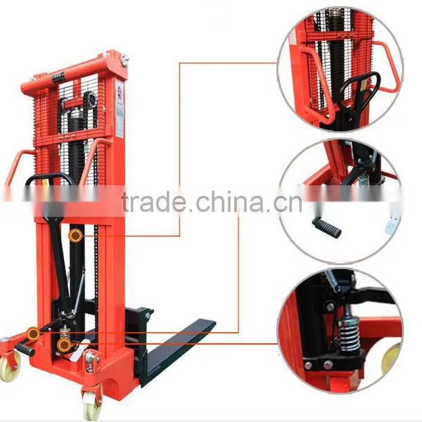 2ton Platform Stacker Jack Stacker Hydraulic Hand Lift Pallet Stacker photo-2