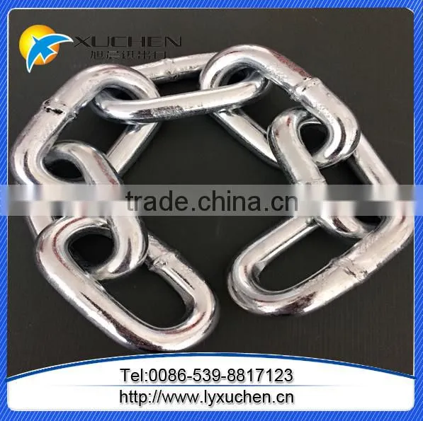 Linyi Factory DIN766 Electric Galvanized Steel Link Chain photo-2