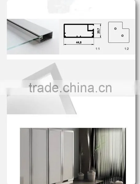 China Xindongrui Aluminum Factory High Quality Extruded Aluminium Profiles for the Cabinet&cabinet Door Frames photo-3