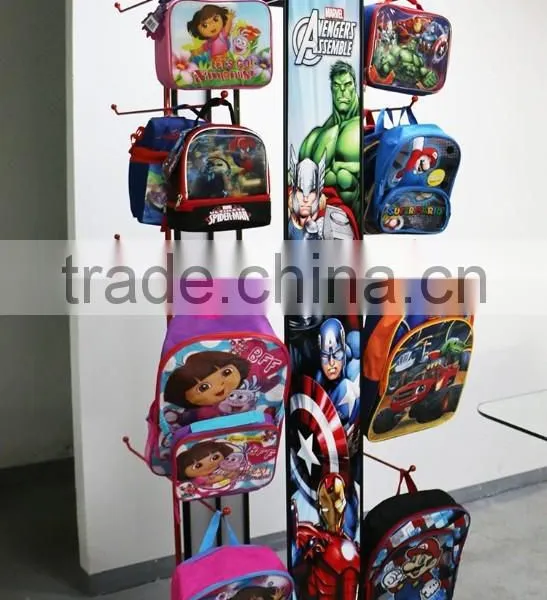 Red Metal Hanging Bag Display Stand photo-6