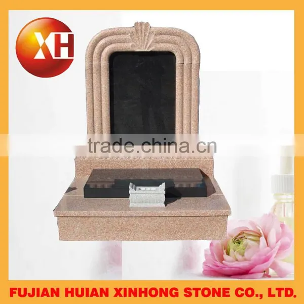 Artificial Granite ,marble Tombstone With Monument for Loving People photo-2