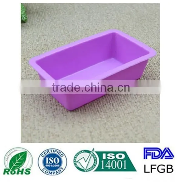 Hot Big Rectangular Shape Silicone Soap Mould photo-3