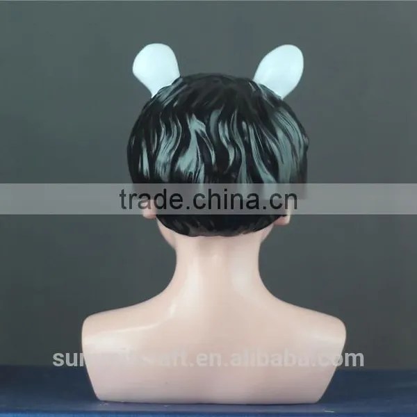 Fashion Stylish Bunny Girl Art Piece Bust Statue photo-2