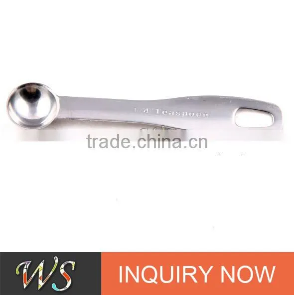 WS-SP01 5-Pcs Stainless Steel Coffee Measuring Spoon for Cooking and Bake,salt Pepper Spoon photo-5
