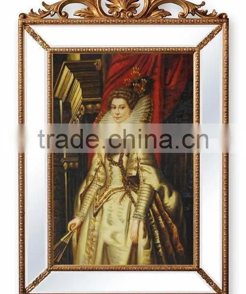 FA-043-01 Leading Vintage Wall Painting With Carved Top photo-2