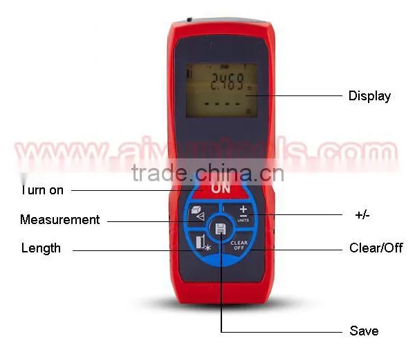 40m 60m 80m 100m Cheap Mini Digital Diy Laser Distance Meter Rangefinder OEM photo-3