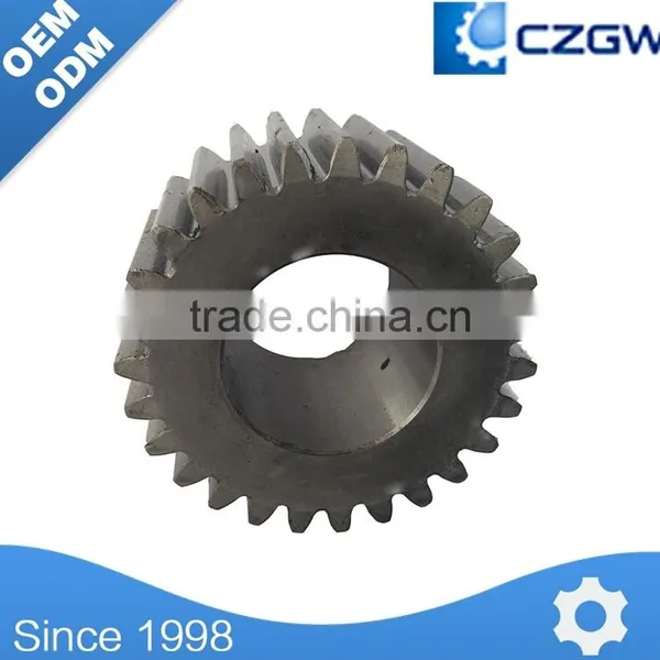 Custom Steel Spur Transmission Bevel Gear for Conveyor Rollers, Motorized Pulleys Planetary Transmission Starter Gear photo-3