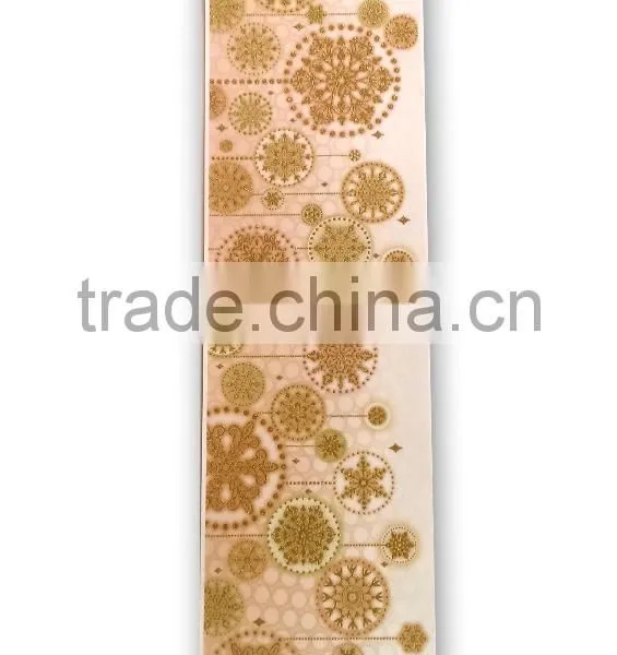 Window Decoration Vinyl Sticker, Gold Color Way Decoration Window Sticker Home Decoration photo-2