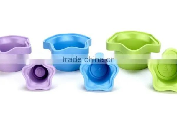 2015 New Overlapping Educational Baby Stacking Cups Toys photo-4