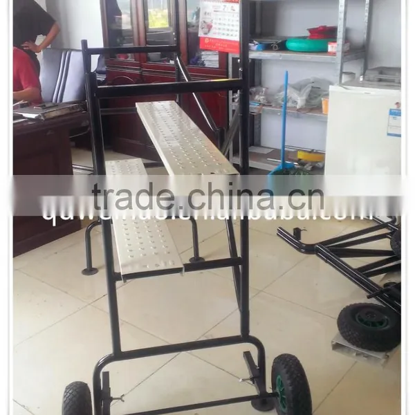 Two Wheel Foldable Moving Scaffolding for Garden Using photo-3