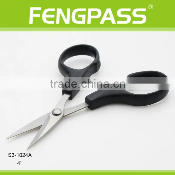 S3-1024A 4" Inch 2CR13 Stainless Steel With PP Handle Hair Beauty Scissors photo-3