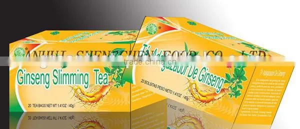 Ginseng Oolong Slimming Tea 2g*20bags/box /Lifeworth Wholesale Best Detox Natural Slim Green Ginseng Tea With no Side Effect photo-2