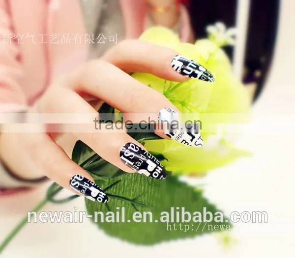 24pcs Acrylic Day for Night False Nail for Wild Girls photo-4