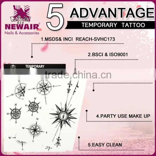 NEWAIR Make Your Own Logo Design Custom Temporary Tattoo photo-3