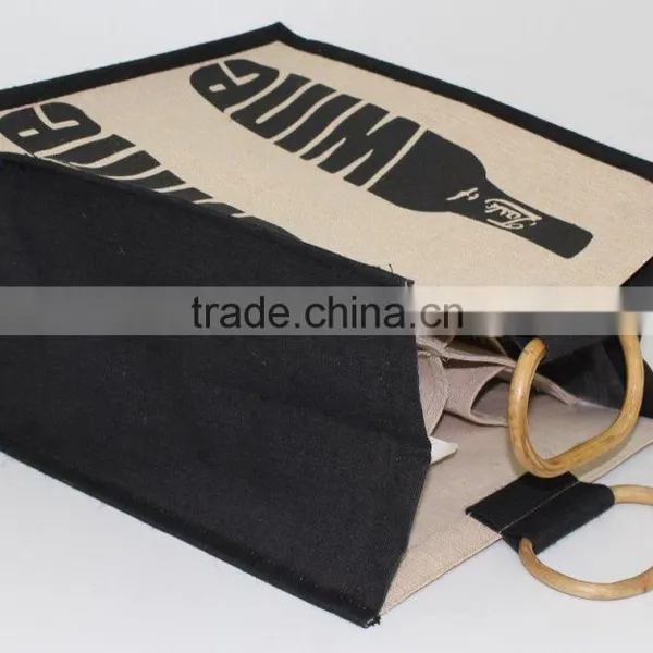 Wholeseller of Wine Bag From India - Made of Jute & Juco Fabric photo-3