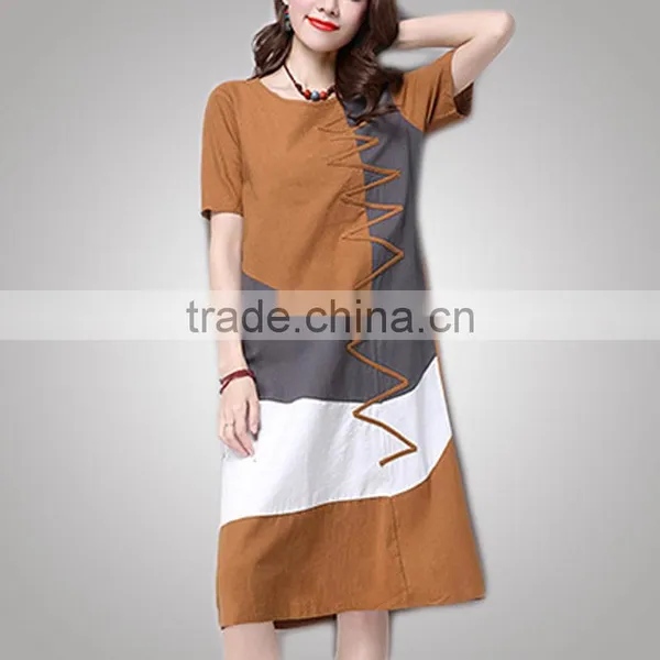 Best Selling Latest Design Perfect Cut Indian Cotton Dress Factory photo-3