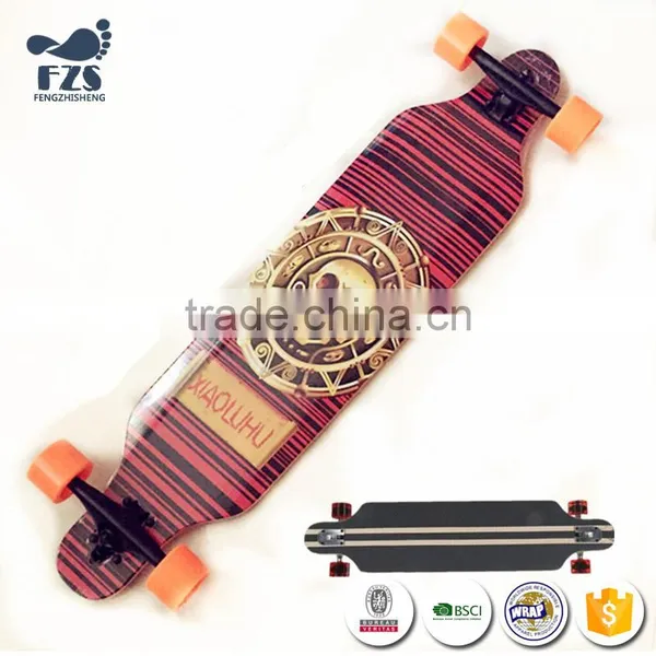 HSJ242 Original Maple Wood Skateboard Longboard Made in China photo-6