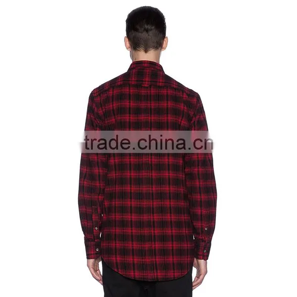 High Quality Mens Casual Shirt Wrinkle Free Shirts of Plaid Fashion Shirts for Men photo-3